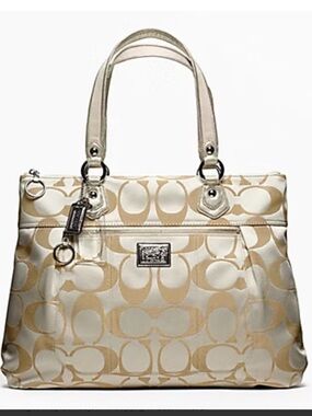 Coach Poppy Glam Tote Bag